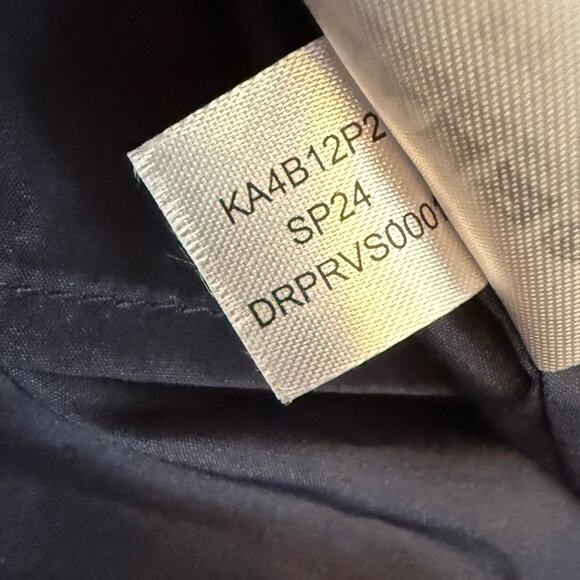 Donna Karan Women's Sweetheart-Neck Cold-Shoulder Gown Navy Sz 14 - Picture 9 of 9